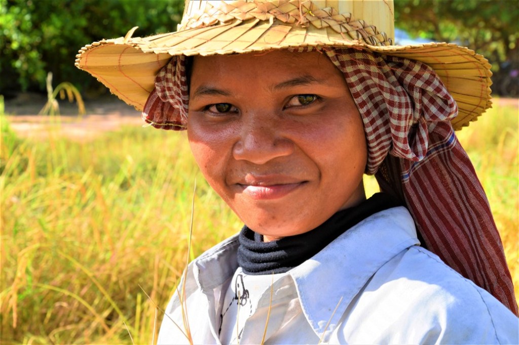 visage de femme cambodge